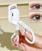 Portable Heated Eyelash Curler - Rechargeable & Long-Lasting Curls