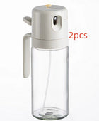 2 In 1 Oil Sprayer Bottle BBQ Cooking Oil Dispenser Olive Oil Pourers Sprayer Kitchen Baking Oil Mister Vinegar Bottle