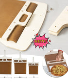 3 Sizes Sliding Pizza Peel Shovel Storage Board Pala Pizza Scorrevole Wooden Handle Transfer Pizza Kitchen Gadgets