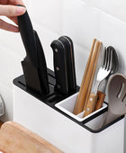 Tableware Storage Holders Kitchen Knife Plastic Storages Racks for Kitchen  Convenience Cabinet