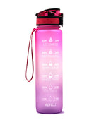 1L Tritan Water Bottle With Time Marker Bounce Cover Motivational Water Bottle Cycling Leakproof Cup For Sports Fitness Bottles