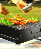 Barbecue Large Outdoor Barbecue Portable Charcoal Grill BBQ Barbecue Folding Barbecue Grill