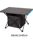 Folding Table And Chair Outdoor Portable Light Picnic Table And Chair Self Driving Outdoor Aluminum Alloy Car Camping Table