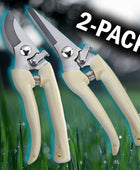 2 Pack Pruning Shears Cutter Home Gardening Plant Scissor Branch Garden Pruner