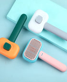 New Pet Cat Dog Hair Brush Hair Massage Comb Open-Knot Brush Grooming Cleaning Tool Stainless Steel Comb