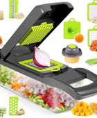 12 In 1 Manual Vegetable Chopper Kitchen Gadgets Food Chopper Onion Cutter Vegetable Slicer