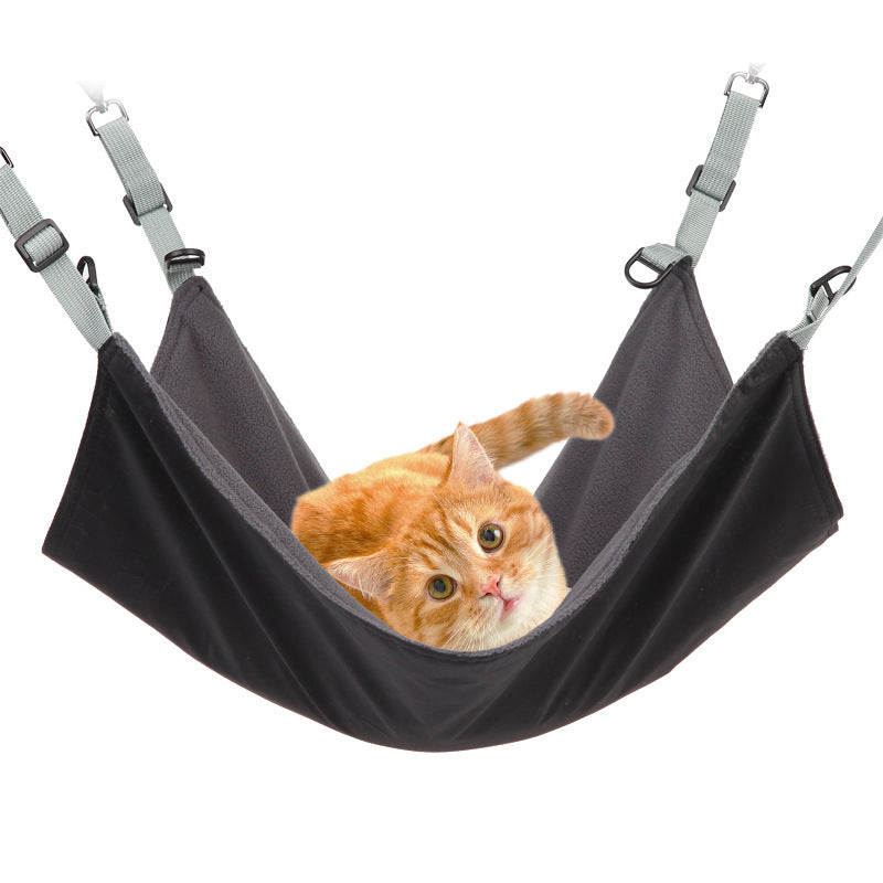 Double-sided Cat Bed Pets Hammock Hung On The Table And Chair Iron Cage Pet Products