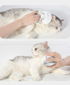 Self-cleaning wire brush for pets