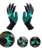 Garden Gloves With Claws Waterproof Garden Gloves For Digging Planting Breathable Gardening Gloves For Yard Work