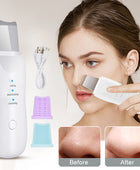 Ultrasonic Skin Scrubber - Deep Face Cleaning & Pore Blackhead Remover