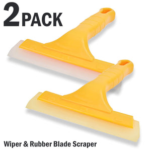 🔥2pc Window Squeegee Shower Cleaner 🔥Car Home Glass Wash Water Wiper Ice Scraper