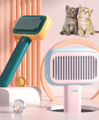 New Pet Cat Dog Hair Brush Hair Massage Comb Open-Knot Brush Grooming Cleaning Tool Stainless Steel Comb