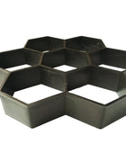 Ultralight diy garden paving mould hexagonal fancy mould