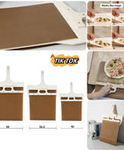 3 Sizes Sliding Pizza Peel Shovel Storage Board Pala Pizza Scorrevole Wooden Handle Transfer Pizza Kitchen Gadgets