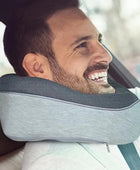 Travel Neck Pillow Non-Deformed Airplane Pillow Travel Neck Cushion Durable U-Shaped Travel Memory Cotton Nap Neck Pillow