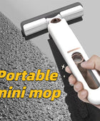 Ships from US - Portable Self-Squeeze Mini Mop - Lightweight, Storable, and Convenient Cleaning Solution