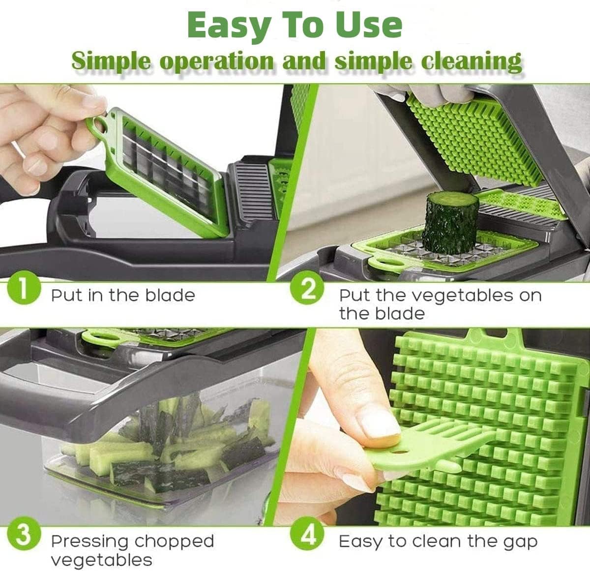 Vegetable Chopper 🔥14 In 1🔥 Mandoline Slicer: Your Ultimate Kitchen Multi-Tool