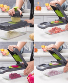 12 In 1 Manual Vegetable Chopper Kitchen Gadgets Food Chopper Onion Cutter Vegetable Slicer