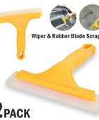 🔥2pc Window Squeegee Shower Cleaner 🔥Car Home Glass Wash Water Wiper Ice Scraper