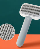 New Pet Cat Dog Hair Brush Hair Massage Comb Open-Knot Brush Grooming Cleaning Tool Stainless Steel Comb