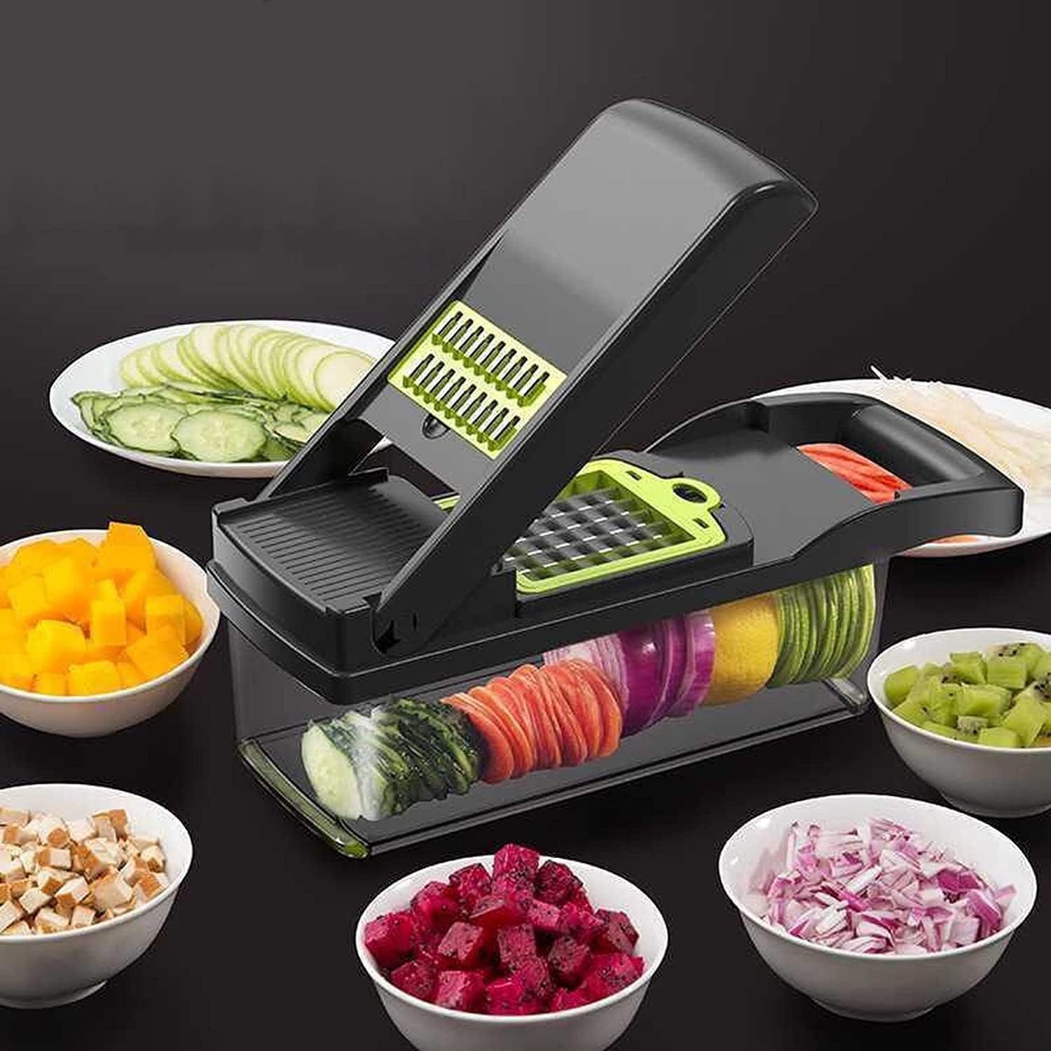 Vegetable Chopper 🔥14 In 1🔥 Mandoline Slicer: Your Ultimate Kitchen Multi-Tool