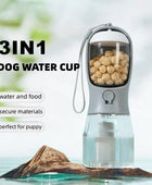 Dog Water Cup Drinking Food Garbage Bag Three-in-one Portable Small Multi-functional Pet Cups Pets Supplies