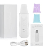 Ultrasonic Skin Scrubber - Deep Face Cleaning & Pore Blackhead Remover