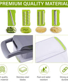 12 In 1 Manual Vegetable Chopper Kitchen Gadgets Food Chopper Onion Cutter Vegetable Slicer