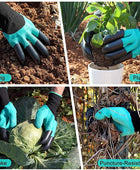 Garden Gloves With Claws Waterproof Garden Gloves For Digging Planting Breathable Gardening Gloves For Yard Work