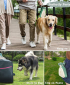 Pooper Scooper Portable And Handheld Size For Walking Large And Small Dogs Outside Yard Or Travel Outdoors Pup Poop Scoop With Container And Pet Waste Bag Attachment