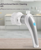 Electric Cleaning Brush 4 In 1 Spinning Scrubber Handheld Electric Cordless Cleaning Brush Portable