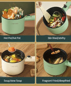 Mini Hot Pot Household Portable Kitchen Appliance Multi Function Non Stick Electric Pot Kitchen Gadgets