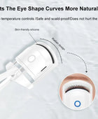 Portable Heated Eyelash Curler - Rechargeable & Long-Lasting Curls