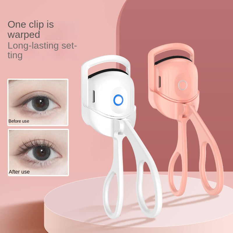 Portable Heated Eyelash Curler - Rechargeable & Long-Lasting Curls