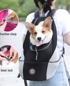 Pet Dog Carrier Carrier For Dogs Backpack Out Double Shoulder Portable Travel Outdoor Carrier Bag Mesh